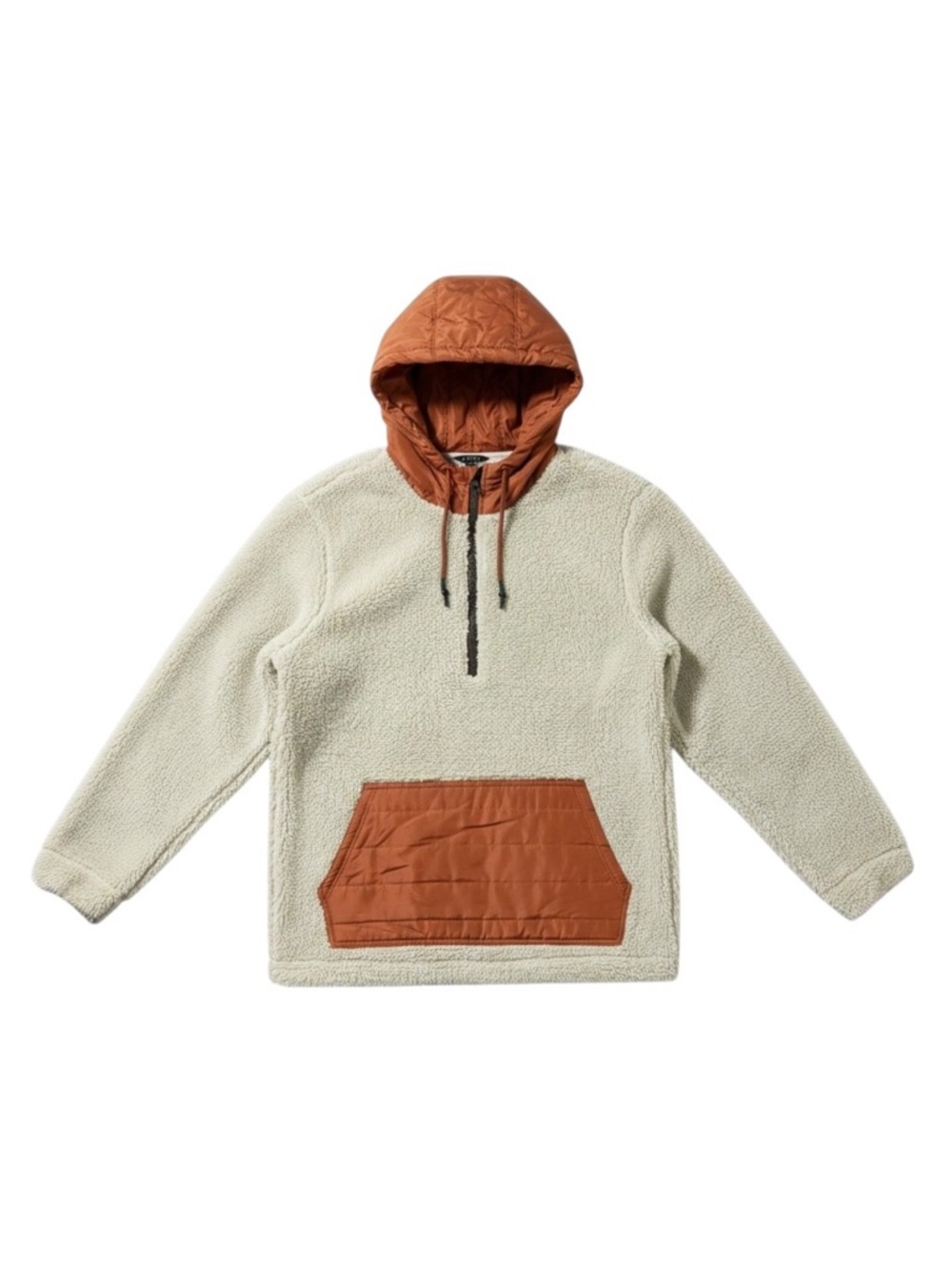 Stoic Sherpa Quilted 1/2-Zip Hoodie Size Medium